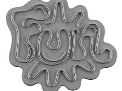 Fun Neon Sign 3D model