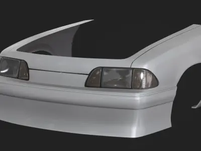 FOXBODY HEADLIGHTS 3D model