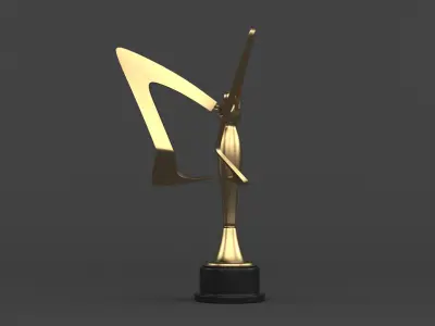 Trophy Cup 3D model 26