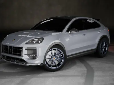 Porsche Cayenne Turbo 2024 3D model