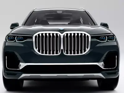 BMW X7 xDrive40i 2019 Low-poly 3D model