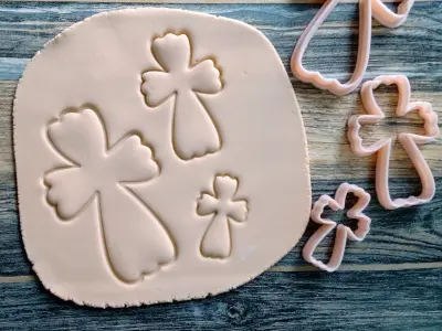 Set Cortantes Cruz Comunion Bautismo COokies 3D print model