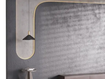Decorative Wall panel  24 3D model