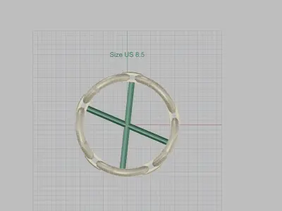 Luxury Ring 3D print model