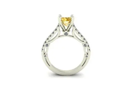 diamond ring 62 3D print model