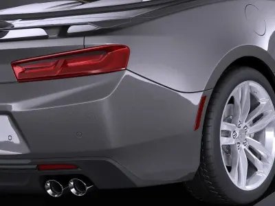 Chevrolet Camaro RS convertible 2016 VRAY 3D model