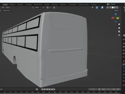 Eicher 13 5 Chassis Volvo inspired model  3D model
