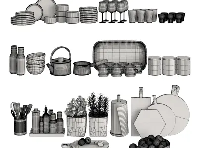  Kitchen Decor - Light  3D model