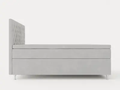 Joluma Complete Bed Package Continental Bed 160x200 Lightgr Low-poly 3D model
