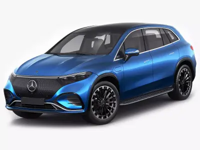 Mercedes EQS SUV 2023 3D model
