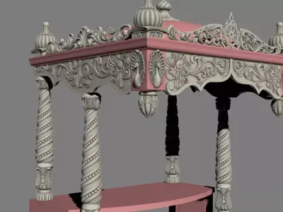 Decor arch church  3D print model 3D print model