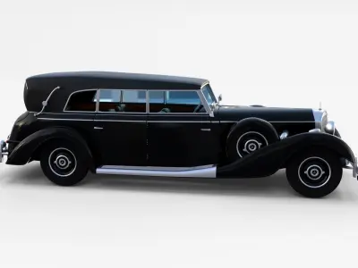 Mercedes 770k Grosser Staff Car rev 3D model