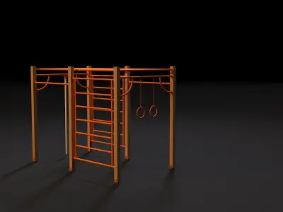 Sports complex 7 3D model