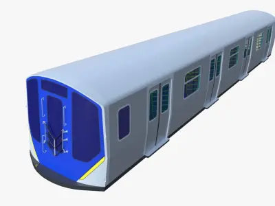 NYC subway car R211 3D model