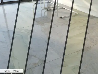 ABC Stone Set 3D model