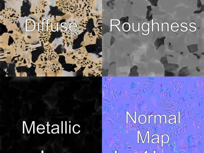 Bay Appaloosa Horse Model with Intricate Patterns Low-poly 3D model