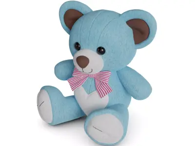 Cars and action games Stuffed Animal 3D model