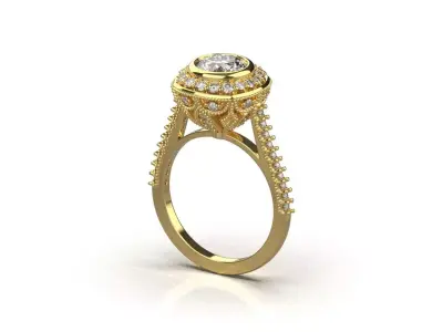 ring code 143 3D print model