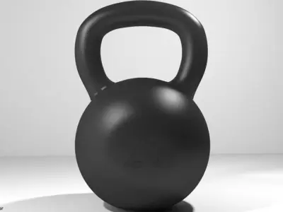 Exercise Equipment Kettlebell 3D model