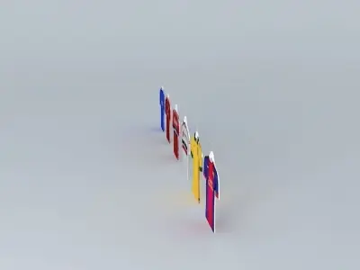Soccer shirts Free 3D model