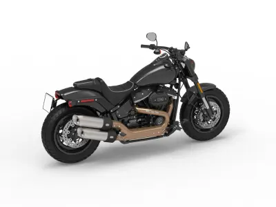 Harley Davidson Flat Bob 114 3D model