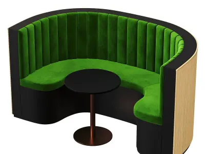 Restaurant sofa 3D model