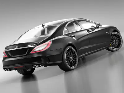 MERCEDES BENZ CLS 63S AMG 2015 3D model