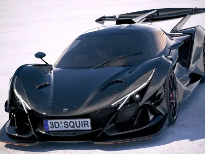 Gumpert Apollo Intensa Emozione 2019 3D model