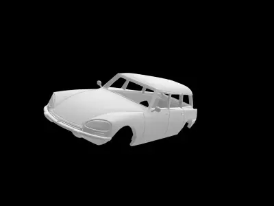Citroen DS21 Break 3D print model