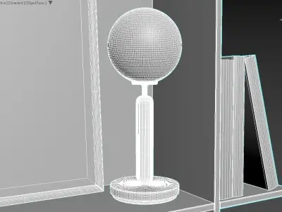 Rack decorative set -  Set de decoracion 3D model