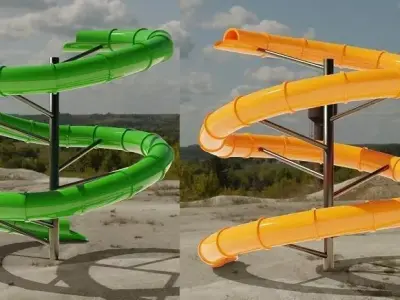 Water Slide 3D models 3D Model Collection purchase