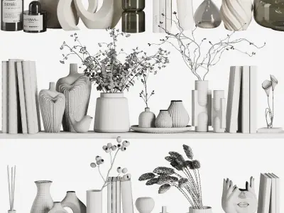 Decorative Set12 3D model buy