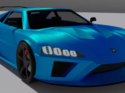 Super car 3D model