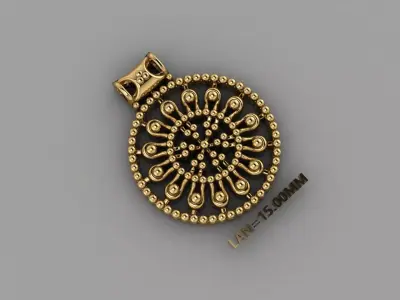 FASION PENDANT 3D model
