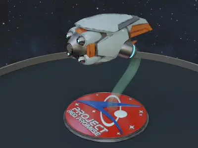 Si Fi Juno Drone Overwatch 2 3D print model