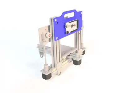 3D PRINTER DESIGN Low-poly 3D model