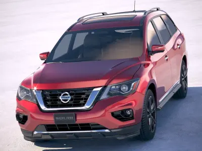 Nissan Pathfinder 2019 3D model