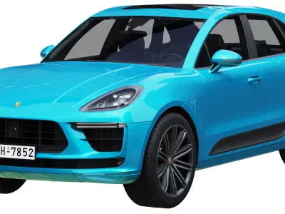 Porsche Macan Turbo 2020 3D model