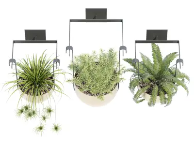 Benton hanging pot 3D model