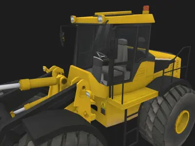 Wheel Loader M Low-poly 3D model