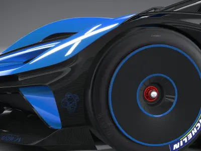 Bugatti Bolide Concept 2020 3D model