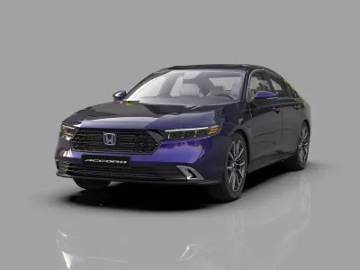 Honda Accord 2023 HQ interior 3D model