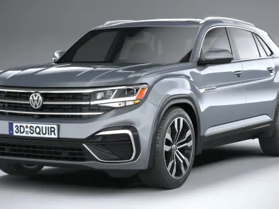 Volkswagen Atlas Cross Sport R-Line 2021 3D model