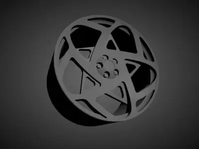 JNC 047 scalable and Printable rim 3D print model