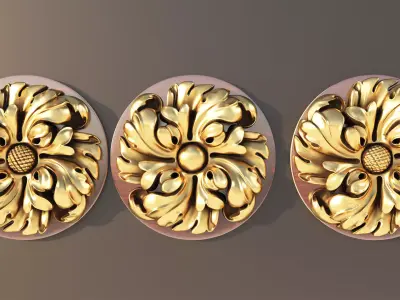 Carved decor2 3D print model