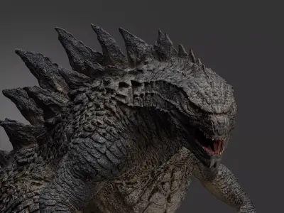 GODZILLA Low-poly 3D model