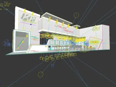 Exhibition - Area - 18X12-3DMAX2009-021 3D model