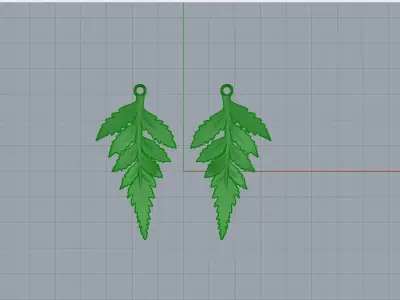 Earrings  Free 3D print model