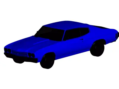 Chevrolet Chevelle  SS coupe  3D model