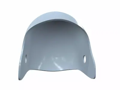 Football helmet f5 Free 3D model